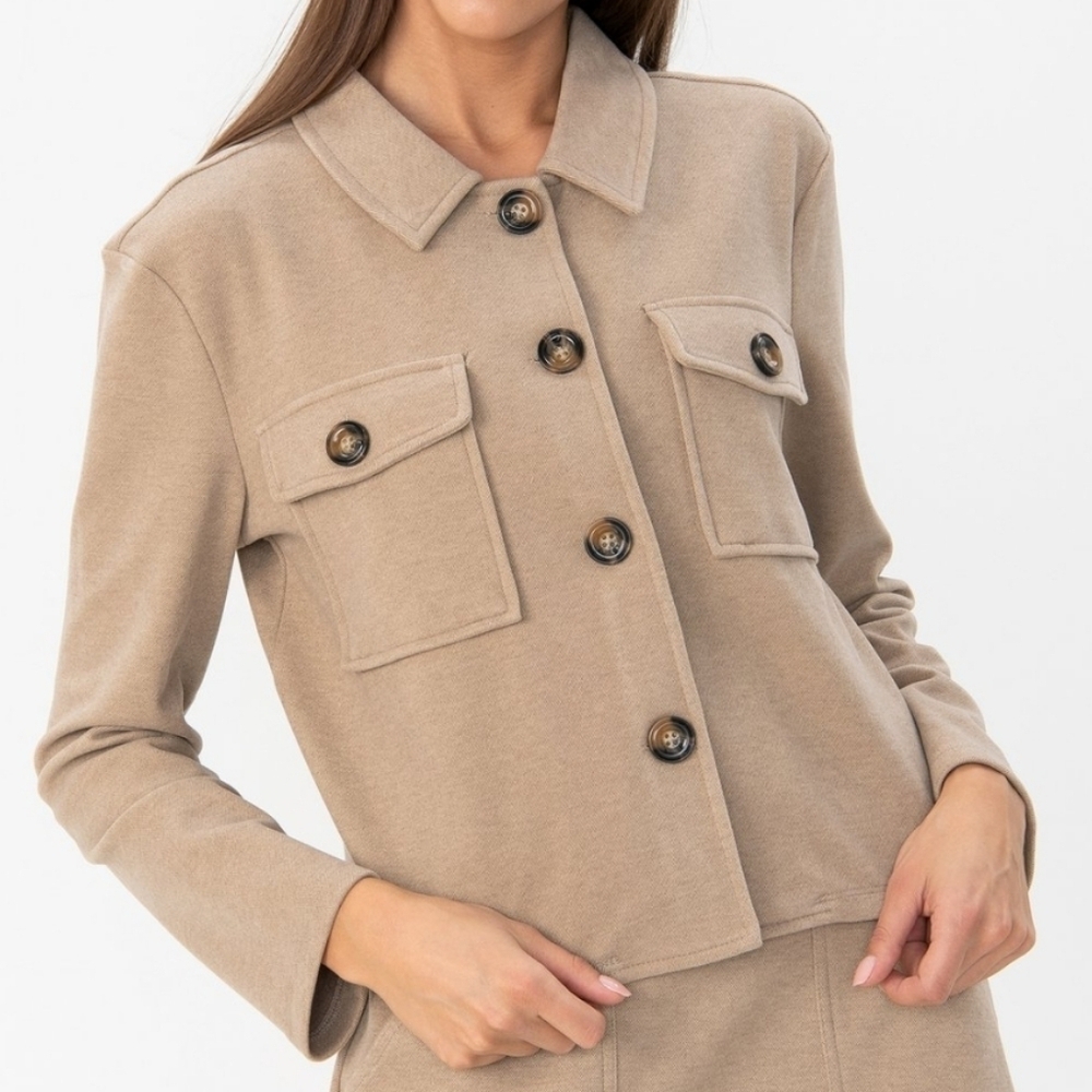 Vero Moda Button Front Light Jacket